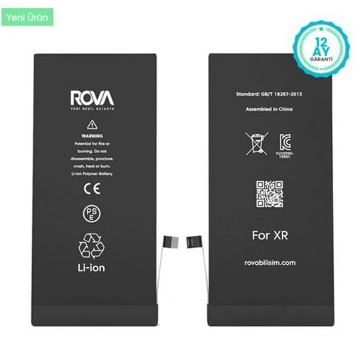 Rova İphone Xr Batarya 3510 Mah Güçlendirilmiş