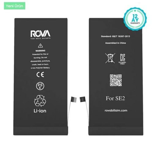 Rova İphone Se 2020 Batarya 2210 Mah