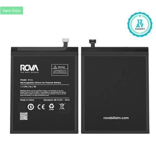 Rova Xiaomi Redmi Note 7 Batarya 4000 Mah. Bn4A