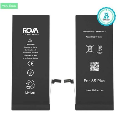 Rova İphone 6S Plus Batarya 3680 Mah Güçlendirilmiş