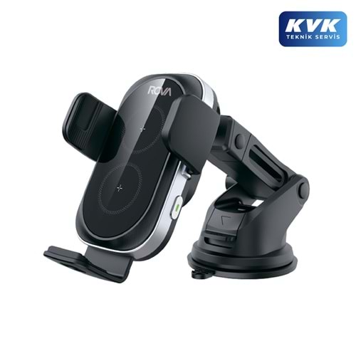 Rova WTM403 Araba İçi Manyetik Kablosuz 15w Hızlı Şarjlı Telefon Tutucu