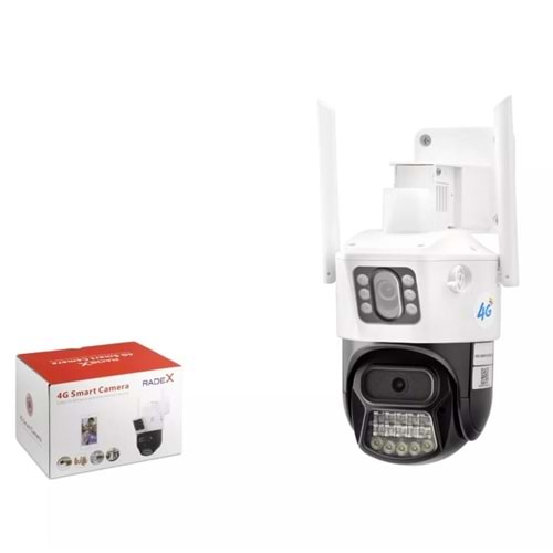 RADEX RX-394G SPEED DOME KAMERA 4G 2*3MP LENS BEYAZ