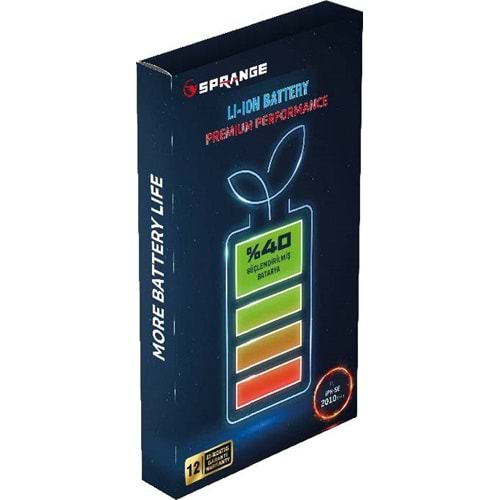 Sprange SB11P İphone 11 Pro 3410 mAh %40 Güçlendirilmiş Batarya