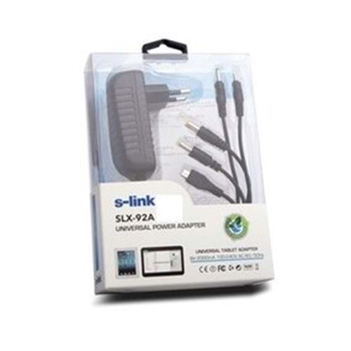 S-Link Slx-92A 9V 2A 5 Uçlu Universal Tablet Pc Adaptörü