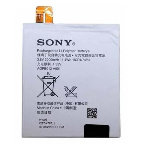 Sony T2 T2 Ultra Orjinal Batarya