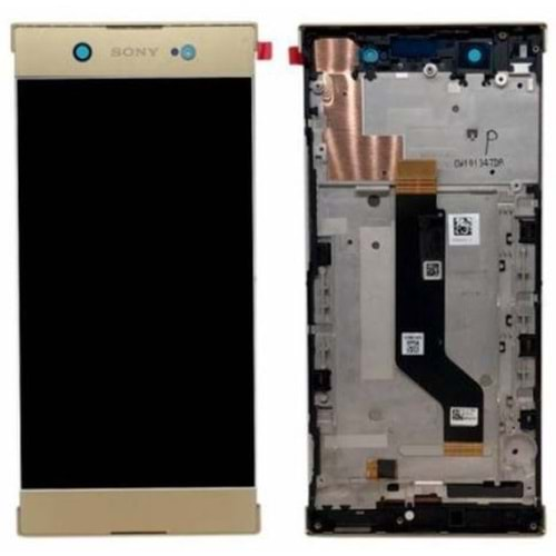 Sony Xa1 Ultra Lcd Ekran Gold