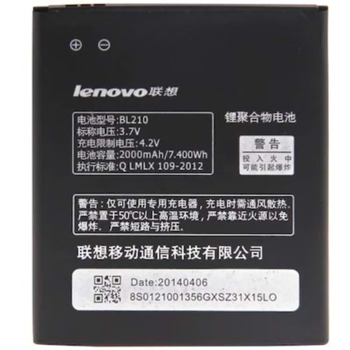 Lenovo A536 A820 Bl210 Batarya