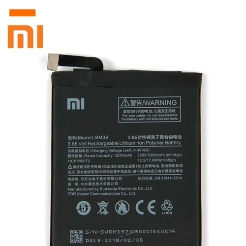 Xiaomi Mi 6 Bm39 Orjinal Batarya