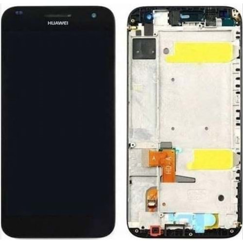 Huawei G7 Lcd Ekran Siyah Çıtalı