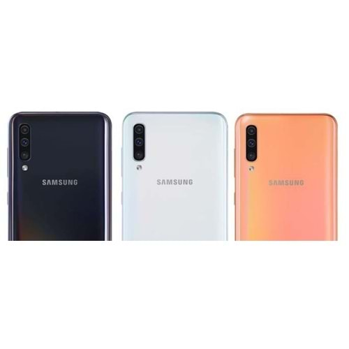 Samsung A50 A505F Kasa + Arka Kapak Siyah