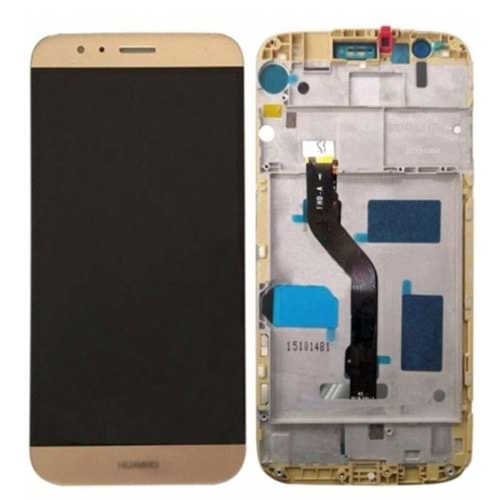 Huawei G8 Lcd Ekran Gold Çıtalı