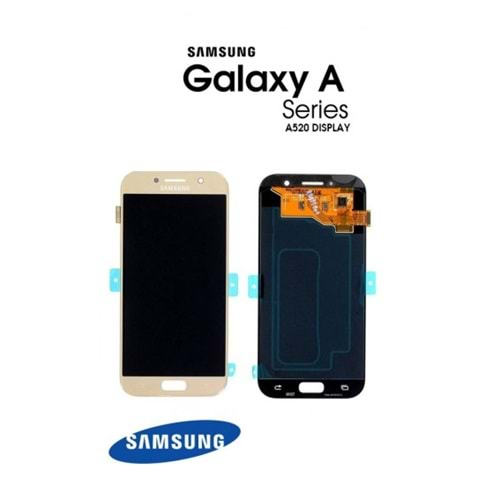 Samsung A5 2017 A520 Lcd Ekran Gold Revize