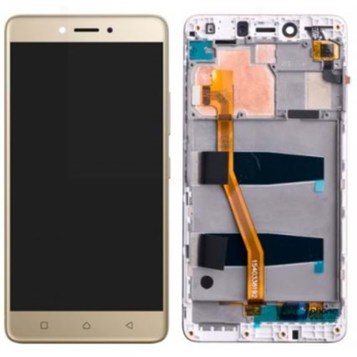 Lenovo K6 Lcd Ekran Gold Çitalı