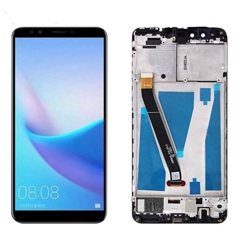 Huawei Y9 2018 Lcd Ekran Siyah Çitalı