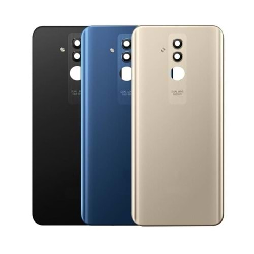 Huawei Mate 20 Lite Arka Kapak Mavi Kamera Camlı