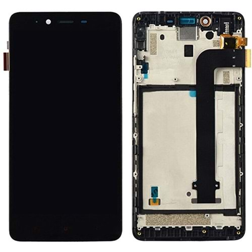 Xiaomi Redmi Note 2 Lcd Ekran Siyah Çitalı