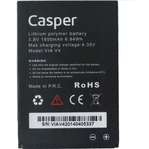 Casper V4 Orjinal Batarya