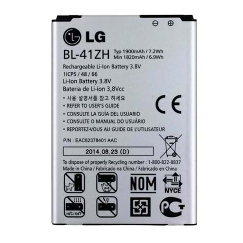 Lg Fino Leon Bl-41Zh A Kalite Batarya