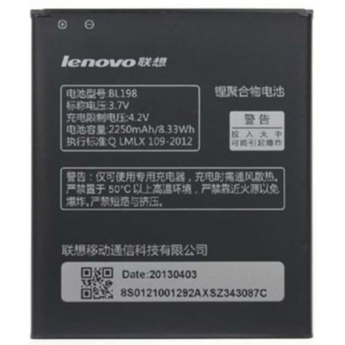 Lenovo A830 Orjinal Batarya Bl 198