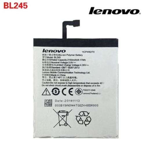 Lenovo S60 Orjinal Batarya Bl245