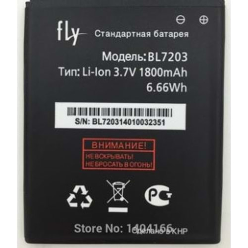 Fly Evo Chic Bl7203 Life Iq4405 Orjinal Batarya