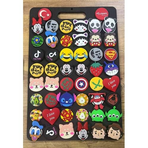 9D Pop Sockets Tutucu ( Karışık )