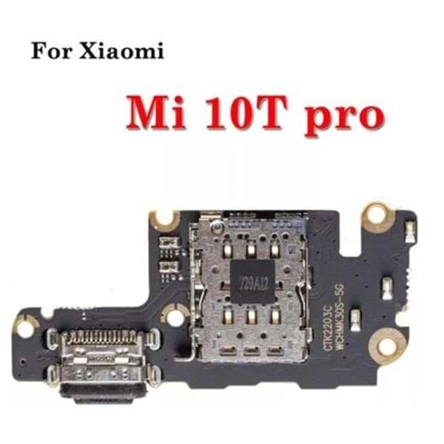 Xiaomi Mi 10T Pro Şarj Bordu - Mikrofon - Sim Bordu