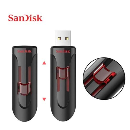 Sandisk Cruzer Glide 3.0 128 Gb Flash Bellek