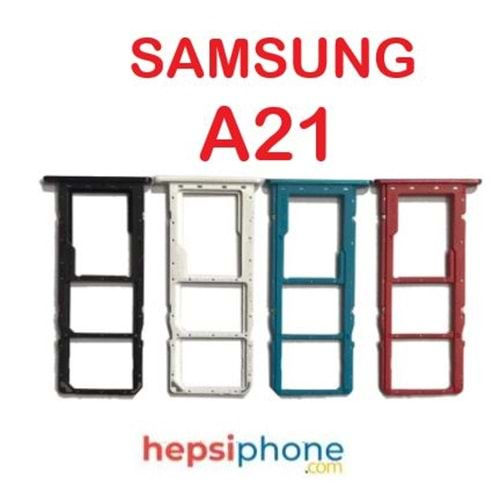 Samsung A21 Sim Tepsisi ( Çekmece ) - Yeşil