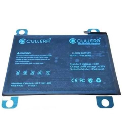 Cullera İpad Mini 1 / Mini 2 Batarya Pil A++Kalite