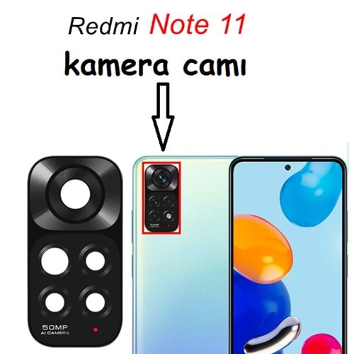 Xiaomi Redmi Note 11 Kamera Camı