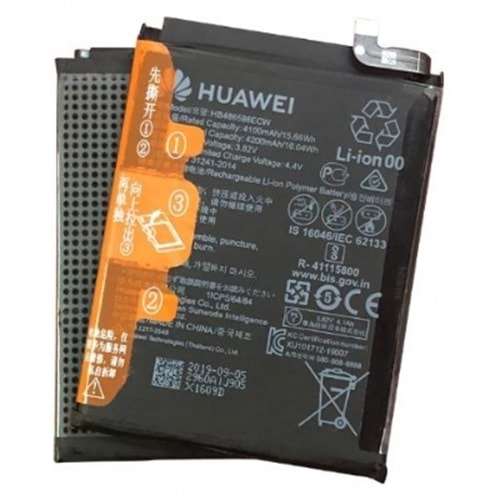 Huawei P40 Lite Orjinal Batarya Hb486586Ecw ( Servis Orjinali )