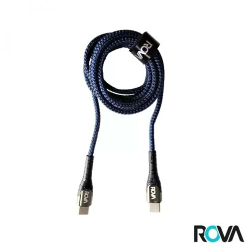 Rova Type-c To Type-c Usb Hızlı Şarj Kablosu 1.2m