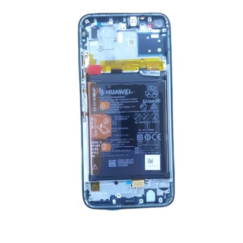 Huawei P40 Lite Lcd Kasalı Bataryalı Servis Orjinal - Yeşil