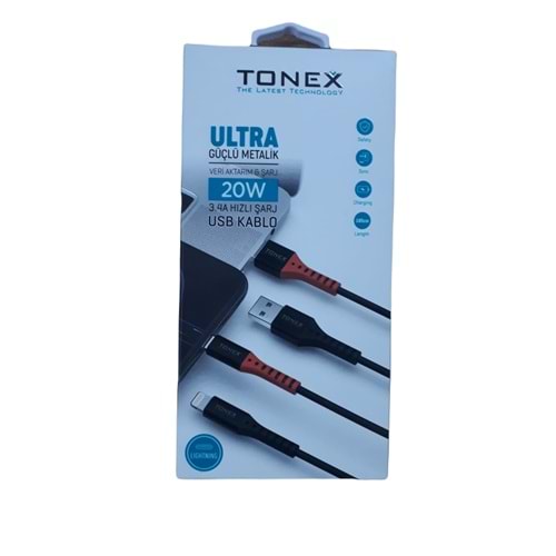 Tonex M-13 Lightning İos 3.4A Usb Kablo 20w