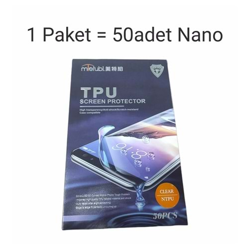 Mtetubl Şeffaf Nano Jelatin (50 Adet)