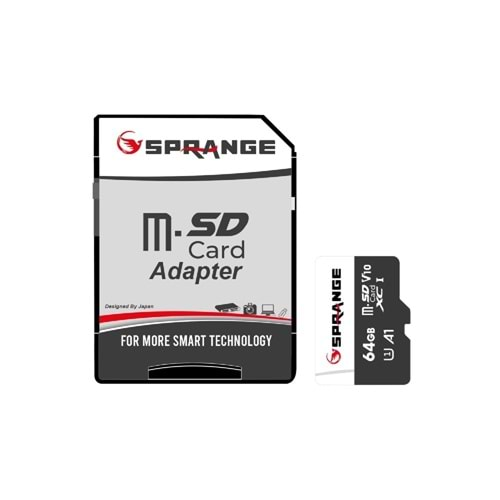 Sprange 64 GB 4K HD Ultra Hafıza Kartı SM-64