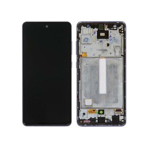 Samsung A52 Lcd Ekran Kasalı Oled Büyük İnç - Siyah