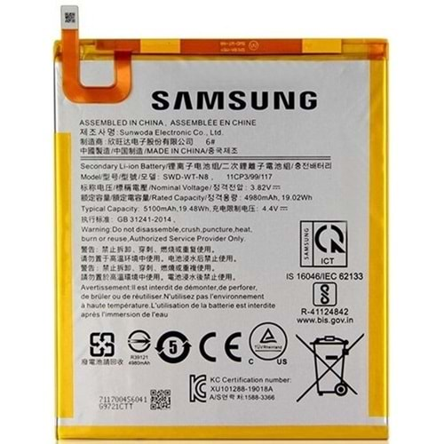 Samsung T220 Tablet Batarya Servis Orjinal