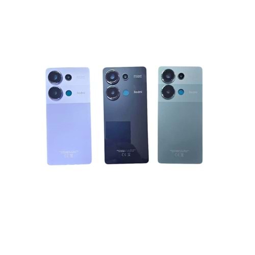 Xioami Redmi Note 13 Pro Arka Kapak Kamera Camlı 4G - Siyah