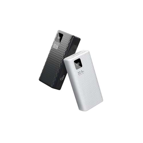 Konfulon A26Q Powerbank 30.000 mAh PD 20W Hızlı Şarj - Beyaz