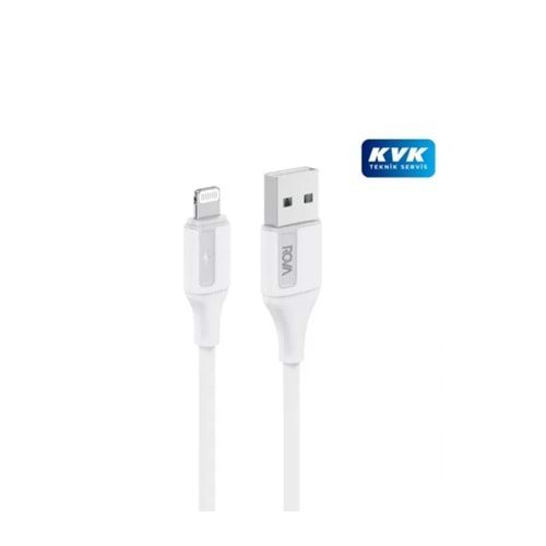 Rova KB202B İphone Usb To Lightning 2.4A Hızlı Data Şarj Kablosu 1.20cm