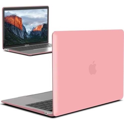 Newface Macbook Air 13.6 Kumaş Kapak - Pembe ( A3113 - A2681 )