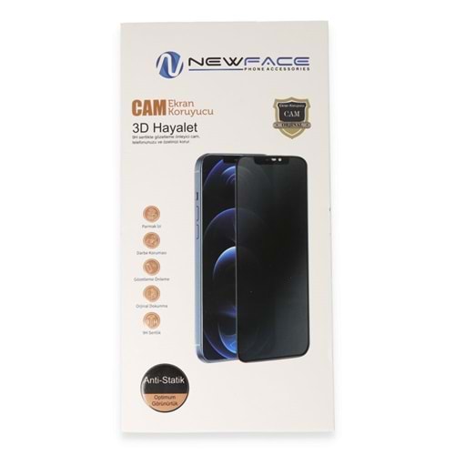Newface Samsung S25 3D Antistatik Hayalet Cam Ekran Koruyucu