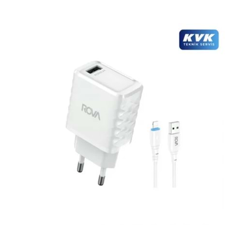 Rova SB114L PD20W USB Giriş 2.4A İphone Kablolu Şarj Başlığı 12W