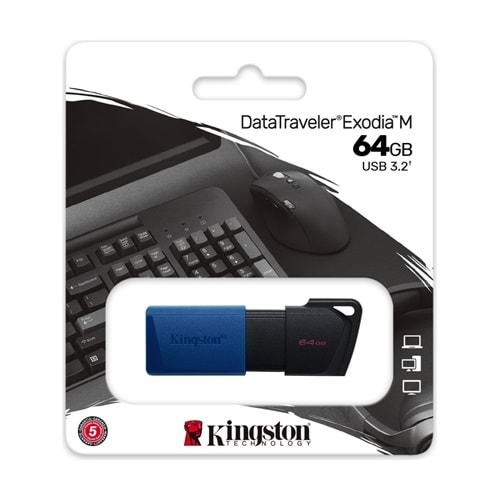 Kingston DataTraveler Exodia 64 GB 3.2 Usb Flash Disk