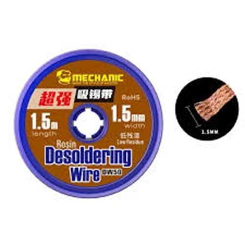 Mechanic DW50 Lehim Toplama Teli Emme Teli 1.5mm 1.5metre