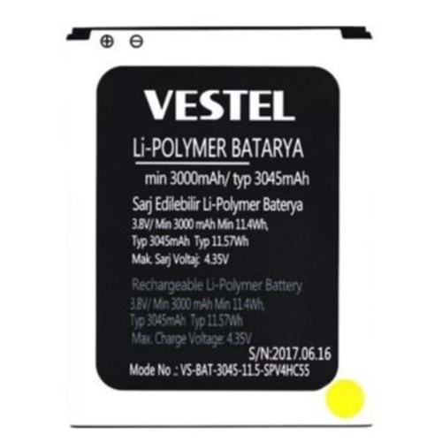 Vestel 5580 Orjinal Batarya