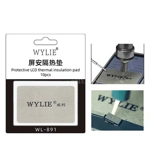 Wylie WL-891 Isıya Dayanıklı Ekran Entegre Çip Sökme Aparatı 10lu