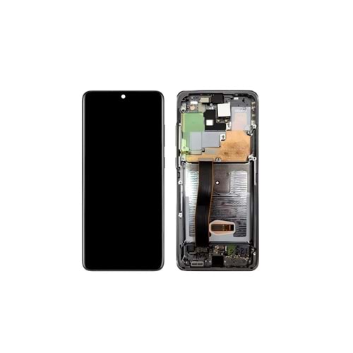Samsung S20 Ultra Lcd Ekran Kasalı Oled - Siyah